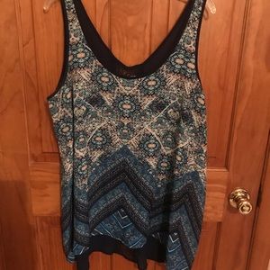 xhilaration tank top blouse xxl